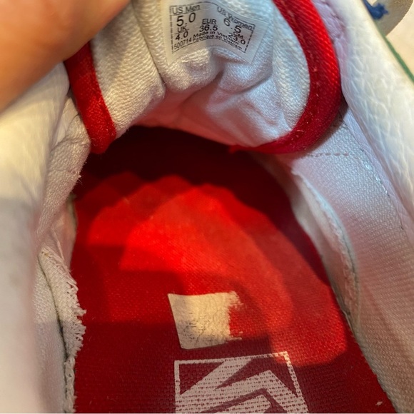 Vans Old Skool Yacht Club Skate Sneakers Size US Women 6.5 Colorful Suede Canvas - Picture 12 of 12